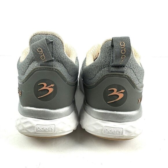 Gravity Defyer Sneaker 7 XLR8 Running Shoes Womens Gray Peach Silver Womens - Picture 6 of 12